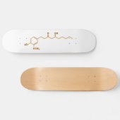 Ginger Gingerol Molecule Chemische Formel Skateboard (Horizontal)