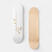 Ginger Gingerol Molecule Chemische Formel Skateboard (Vorderseite)