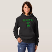 Ginger Gips Funny Ginger AF Redhead St Patricks D Hoodie (Vorne ganz)