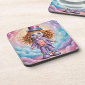 Ginger Girl Clown Untersetzer Set (Linke Seite)