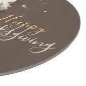 Ginger Girl mit Pumpkin-Erntedank Schneidebrett (Ecke)