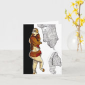 Ginger Girl Notecard Karte (Gelbe Blume)