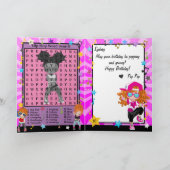 Ginger Girls Hip Hop Word Suche glücklich Geburtst Karte (Innenseite)