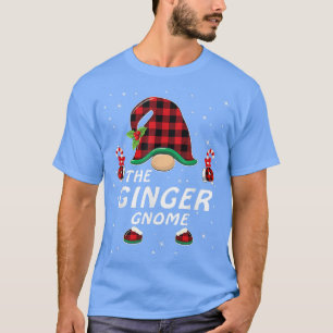 Ginger Gnome Buffalo Kariert Matching Family Chris T-Shirt