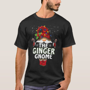 Ginger Gnome Buffalo Kariert Matching Family Chris T-Shirt