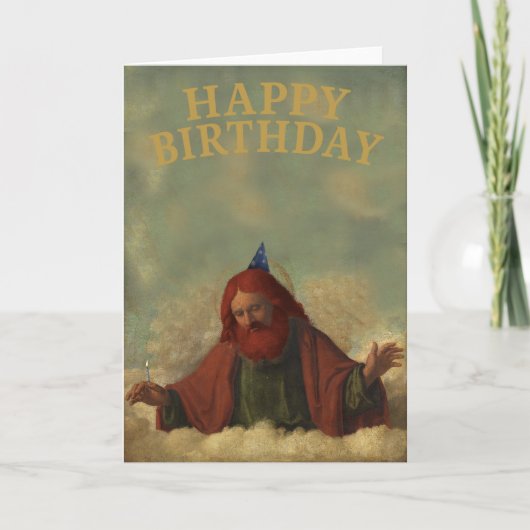 Ginger God Birthday Card Karte (Vorderseite)