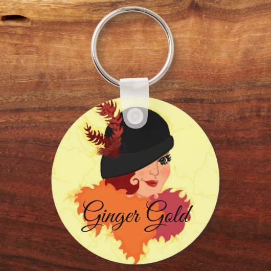 Ginger Gold Schlüsselanhänger (Vorderseite)