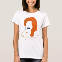 Ginger Grant Rotes Haar T-Shirt