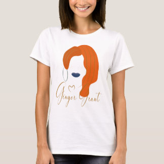 Ginger Grant Rotes Haar T-Shirt