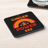 Ginger Hair Pride Getränkeuntersetzer (Linke Seite)