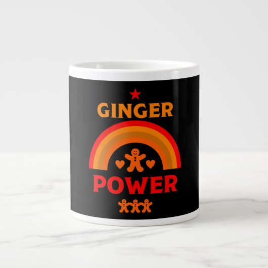 Ginger Hair Pride Jumbo-Tasse (Vorderseite)