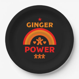 Ginger Hair Pride Pappteller