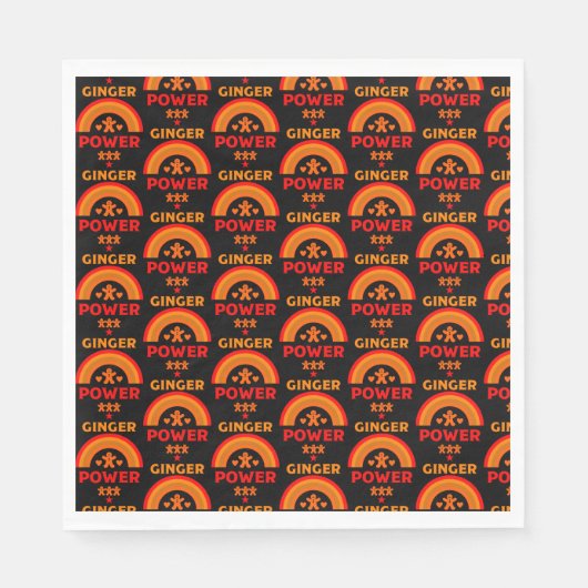 Ginger Hair Pride Serviette (Vorderseite)