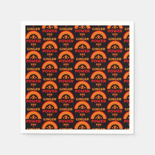 Ginger Hair Pride Serviette (Vorderseite)