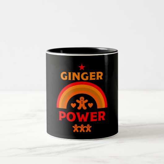 Ginger Hair Pride Zweifarbige Tasse (Mittel)