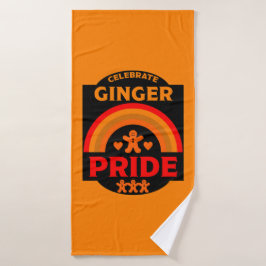 Ginger Haired Pride Badehandtuch