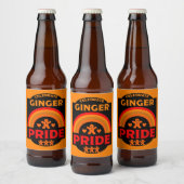Ginger Haired Pride Bierflaschenetikett (Flaschen)
