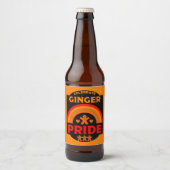 Ginger Haired Pride Bierflaschenetikett (Vorderseite)