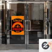 Ginger Haired Pride Fensteraufkleber (Büro Tür)