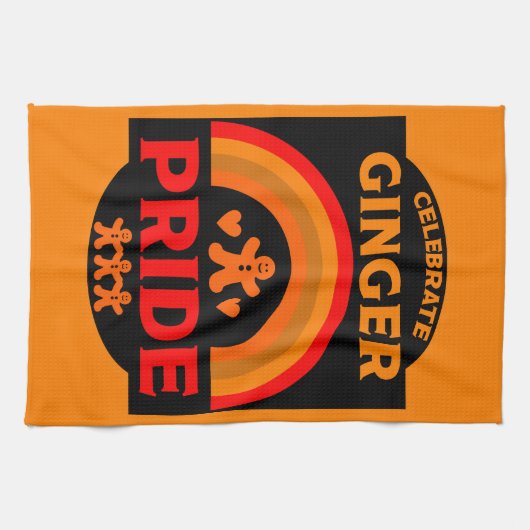 Ginger Haired Pride Geschirrtuch (Horizontal)