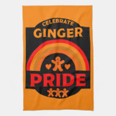 Ginger Haired Pride Geschirrtuch (Vertikal)
