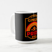 Ginger Haired Pride Kaffeetasse (Vorderseite Links)