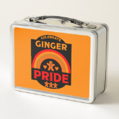 Ginger Haired Pride Metall Brotdose (Rückseite)