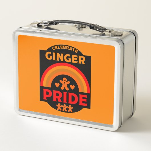 Ginger Haired Pride Metall Brotdose (Rückseite)