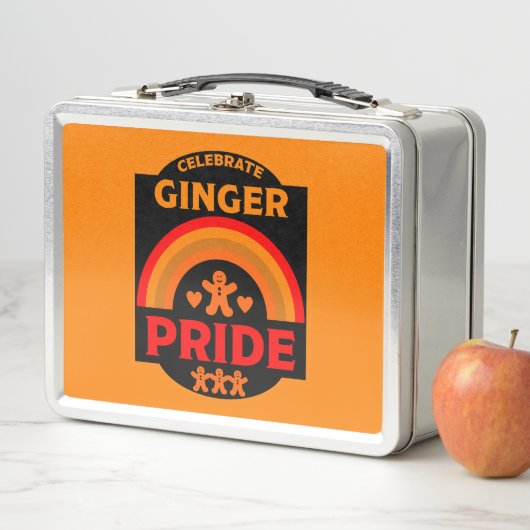 Ginger Haired Pride Metall Brotdose (Beispiel)