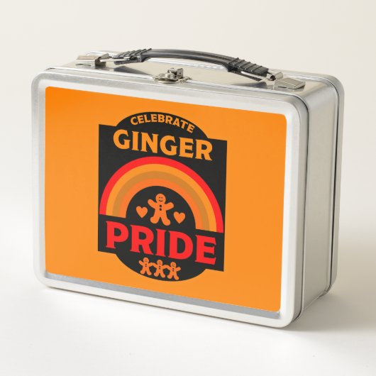 Ginger Haired Pride Metall Brotdose (Vorderseite)