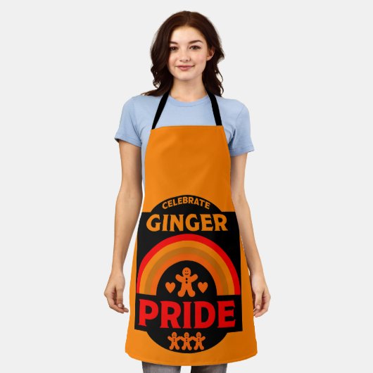 Ginger Haired Pride Schürze (Getragen)