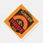 Ginger Haired Pride Serviette (Ecke)