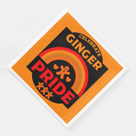 Ginger Haired Pride Serviette (Ecke)
