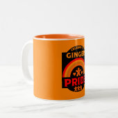 Ginger Haired Pride Zweifarbige Tasse (Vorderseite Links)