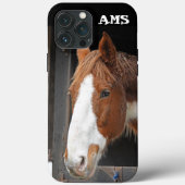 Ginger Horse on Farm Case-Mate iPhone Case (Rückseite)