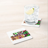 Ginger Hotel Rechteckiger Pappuntersetzer (Vor Ort)