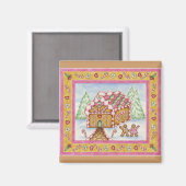 ginger_house_3d zugeschnitten magnet (Vorderseite/Rückseite)