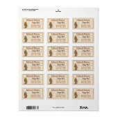 Ginger infused Honey Jar Goldenrod Produkt Adressaufkleber (Vorne)