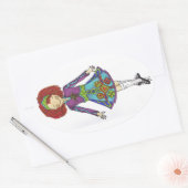 Ginger Irish Dancer Sticker (Umschlag)