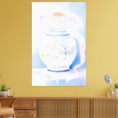 Ginger Jar Acrylic Malerei Preppy wall Art Leinwanddruck (Insitu (Wohnzimmer))