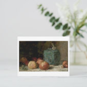 Ginger Jar and Apples, Vincent van Gogh Postkarte (Stehend Vorderseite)