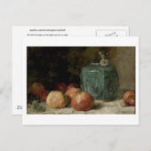 Ginger Jar and Apples, Vincent van Gogh Postkarte (Vorne/Hinten)