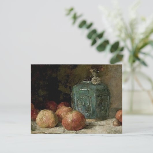 Ginger Jar & Apples, Vincent van Gogh Fine Art Postkarte (Stehend Vorderseite)