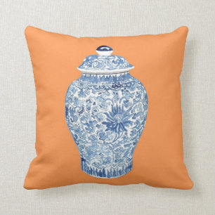 GINGER JAR AUF MANDARINE PILLOW KISSEN