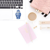 Ginger Jar Blue mit Name Vinyl Sticker