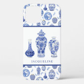 Ginger Jar Elegant Blaues Meer Case-Mate iPhone Hülle (Rückseite)
