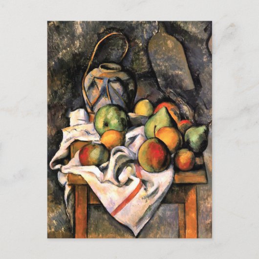 Ginger Jar mit Fruit Paul Cezanne Postkarte (Vorderseite)