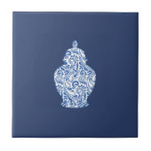 Ginger Jar Pottery Blue Fliese (Vorderseite)