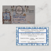 Ginger Jar Standard, 3,5" x 2,0" Business Card Visitenkarte (Vorne/Hinten)