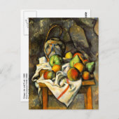 Ginger Jar und Fruit Fine Art von Cezanne Postkarte (Vorne/Hinten)